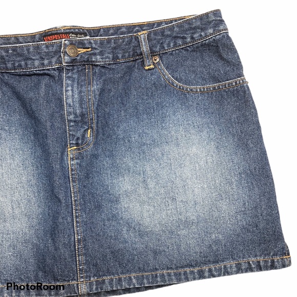 Aeropostale Denim Mini Skirt - Picture 3 of 8